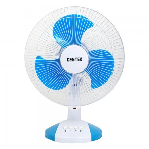 Вентилятор настольный Centek CT-5007, 31 см 30 Вт синий/белый