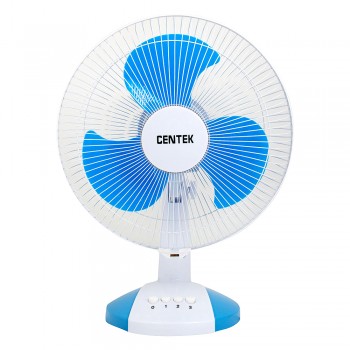 Вентилятор Centek CT-5007 настольный цвет: синий/белый
