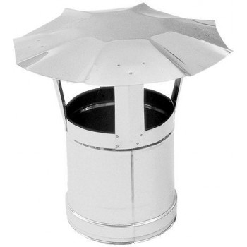Зонт дымохода из нержавеющей стали (Диаметр 200 мм) для теплогенераторов Ballu-Biemmedue
