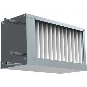 Водяной охладитель для прямоугольных каналов WHR-W 500x300-3