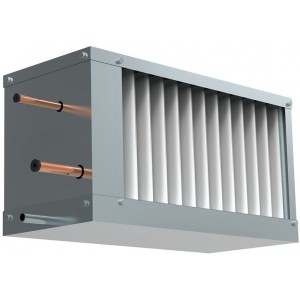 Фреоновый охладитель для прямоугольных каналов WHR-R 400x200-3