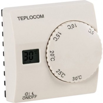 Термостат комнатный Teplocom TS-2AA/8A проводной, реле 250В, 8А